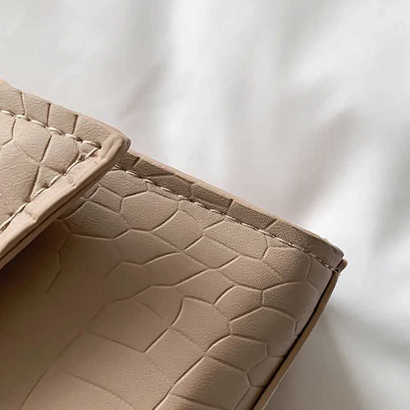 Womens Bag Western Style Shoulder Bag Handbag Korean Version Crocodile Pattern Small Square Bag Fashion And Simple Crossbod Z250512