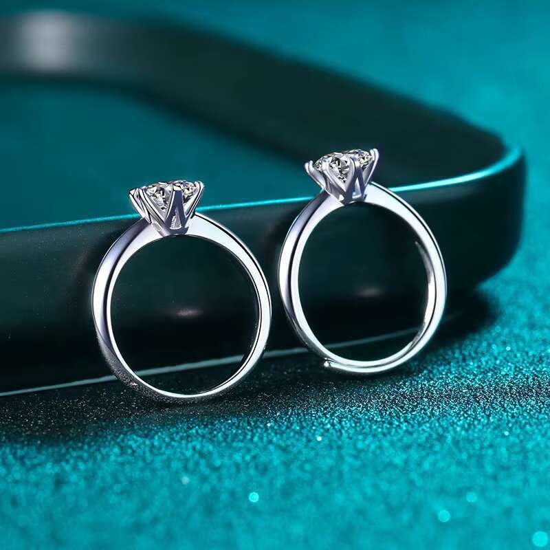 Fashion Jewelry 2023 Moissanite Wedding Jewelry 925 Sterling Silver Engagement Rings Women Jewelry