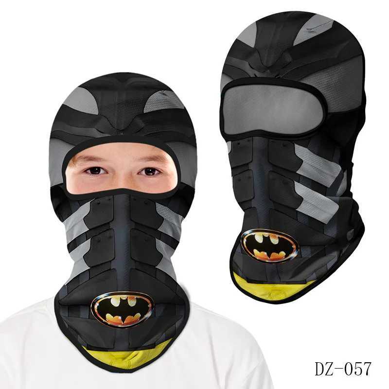 Cartoon Balaclava Cap Kids Full Face Cover Ski Mask Outdoor Windproof Face Bandana Scarf Hat Winter Neck Warmer Cycling HeadgearW250512