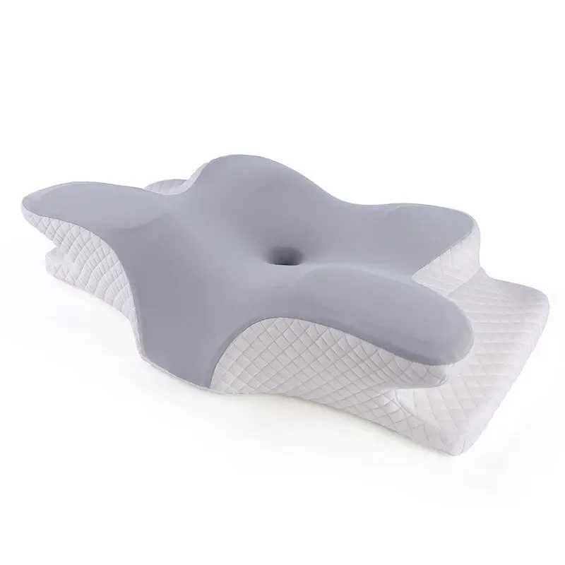 2 in 1 Memory Foam Cervical Pillow Ergonomic Contour Orthopedic Pillow for Neck Pain Contoured Support PillowsNeck PillowW250512