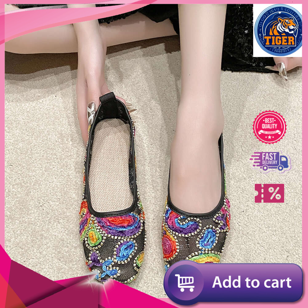 Ddmytiger Large Summer Temu New Women S Fashion Seven Color Glow Mesh Hollow Flat Sole Single Shoes Outdoor Shoes
