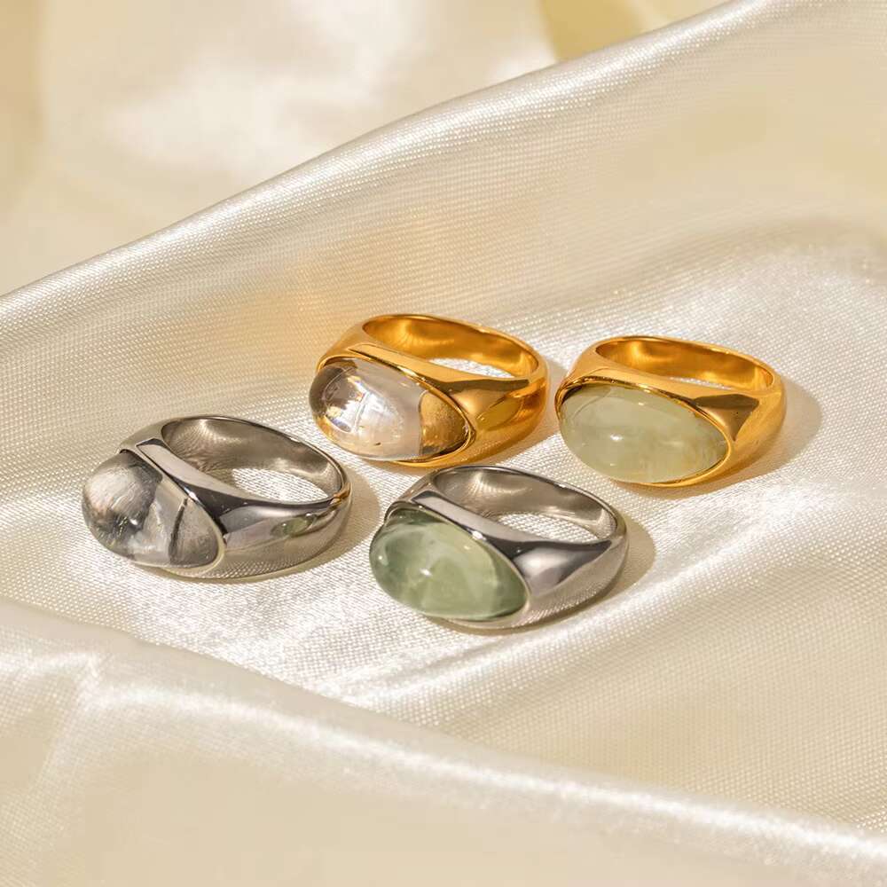 Stainless Steel Ring 18k Gold Plated Ring Jewelry Women Rings Jewelry Women