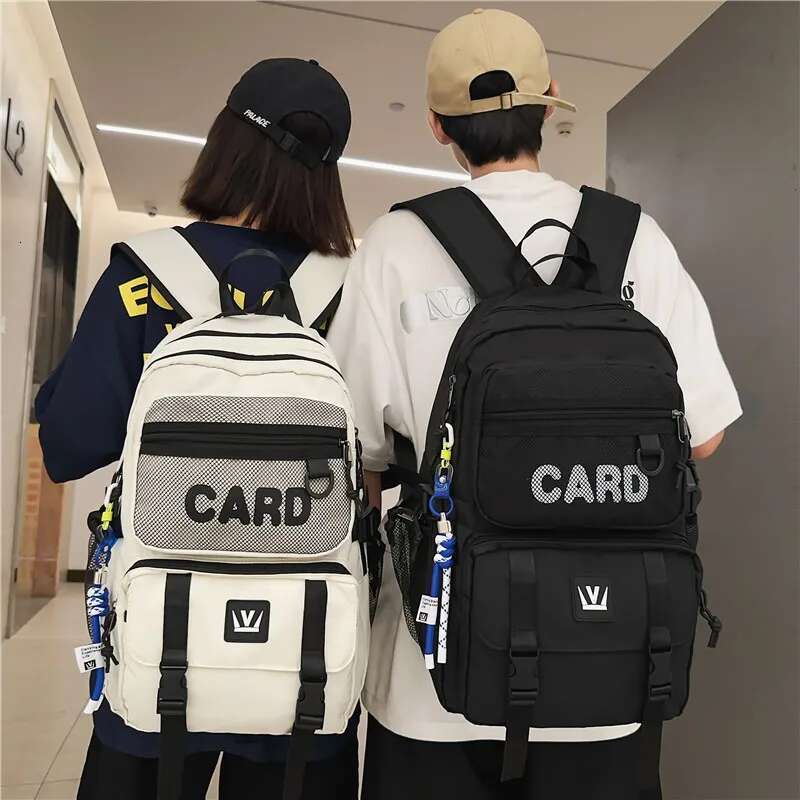 Backpack for junior high school college students, new fashion backpack, trending ins, large capa