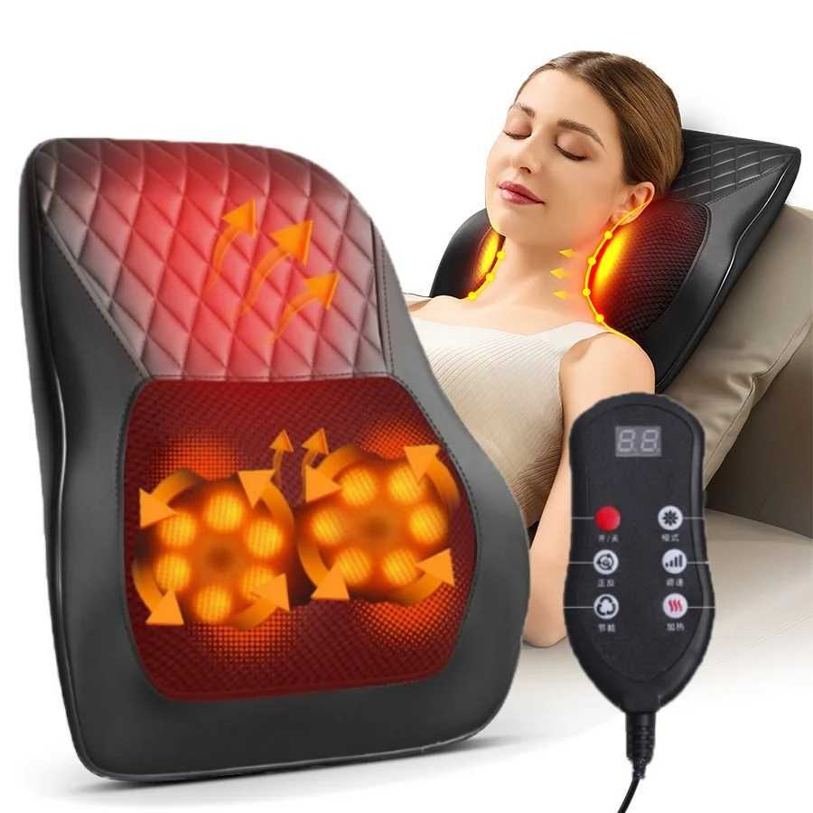 Neck Waist Massage Pillow cushion Heating electric Remote-controller full body massage shoulder back multifunctional piW250512