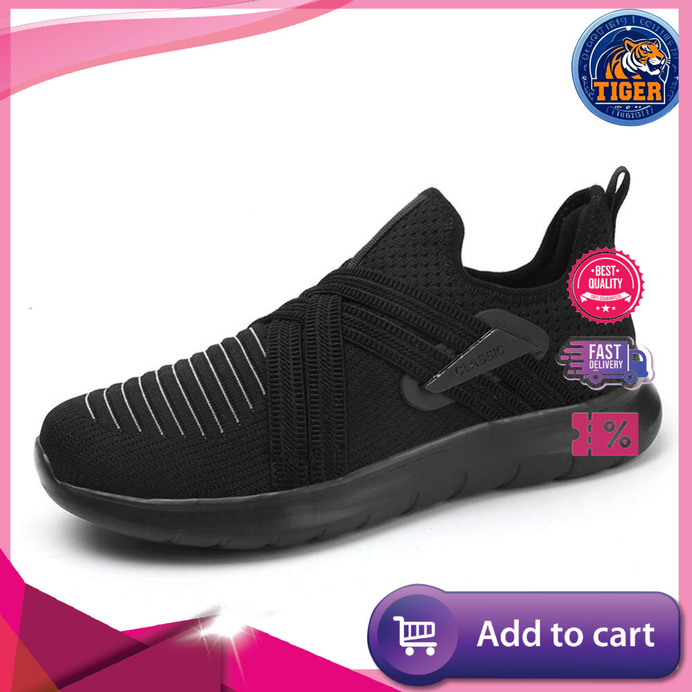 Ddmytiger Classic Men Breathable Sneakers For Man Outdoor Light Mesh Slip On Walking Shoes Tenis Zapatillas De Hombre Outdoor Shoes