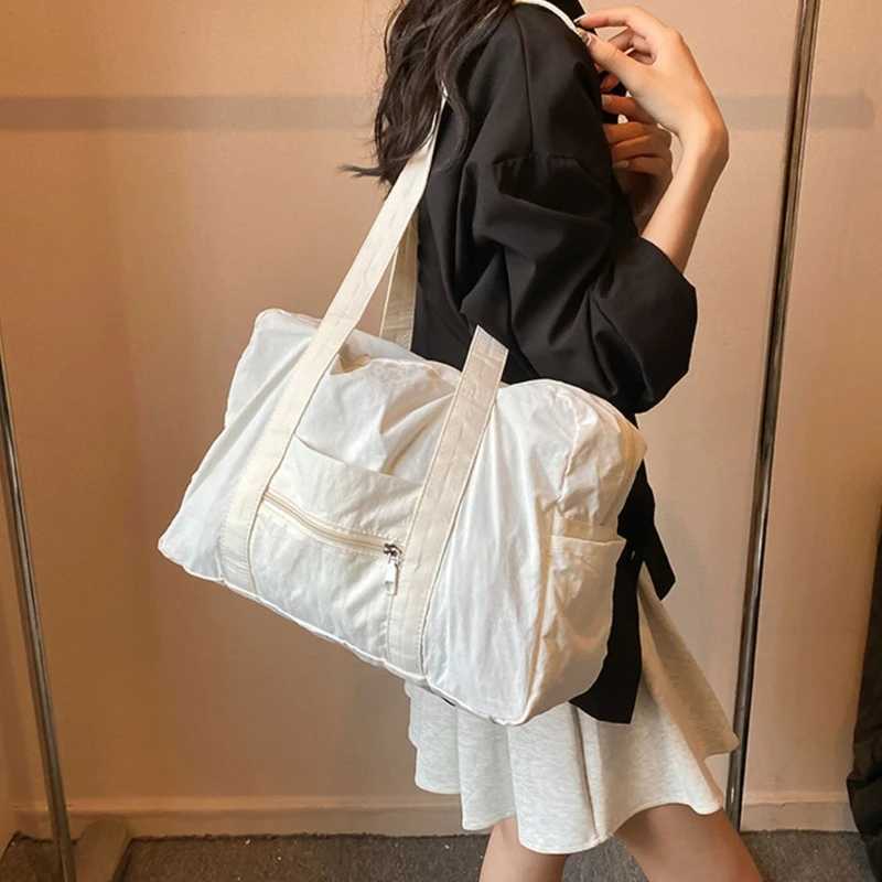 Practical Nylon Shoulder Bags Travel Underarm Bag with Large Storage Easy Zippered Access for Fashion IndividualsW250512