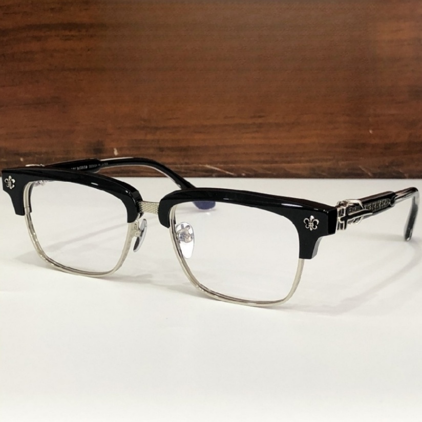 High Quality Men optical glasses Classic Luxury Designer Women eyeglass Titanium Punk Business Design Prescription Spectacle Frames with box 8206 SIZE