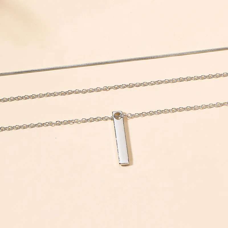 YWZIXLN Stainless Steel Multilayer Necklace