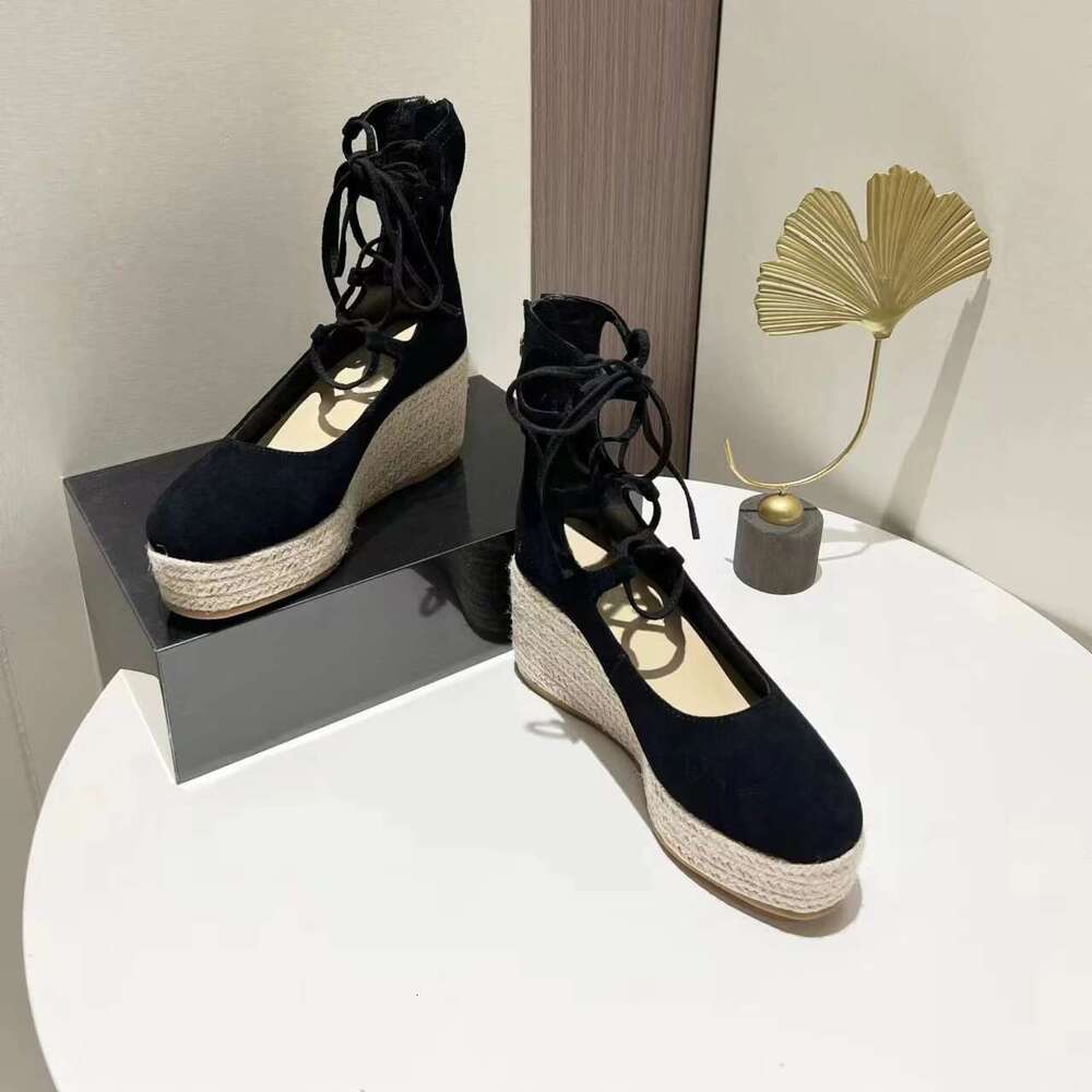 New Women Size35-41 Genuine Leather Sandals Super High Heels Wedges Flat Platform Pumps Designer Shoes Zapatillas De Mujer