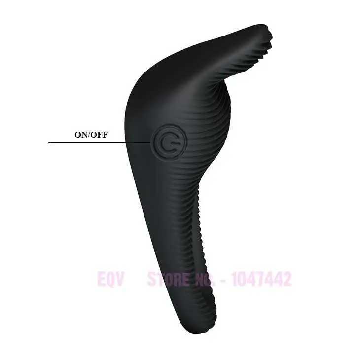 Pretty Love Silicon Vibrating Cock Ring Penis Ring Vibrator Cockring Sex toys for men couples Adult Toy Anillo Vibrador. W250512
