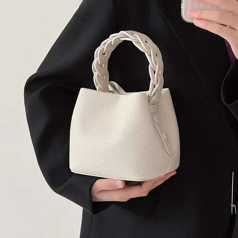 2024 New Soft Leather Handbag For Women Fashion Solid Color Versatile Mini Crossbody Bags Simple Cute Female Small Square Bag