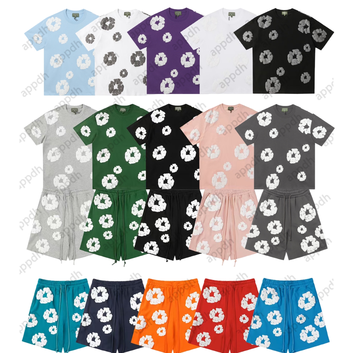 Designer Denim Mens Tearsshorts Swim Men Casual Short Pants Kapok Foam Seach Fashion Street