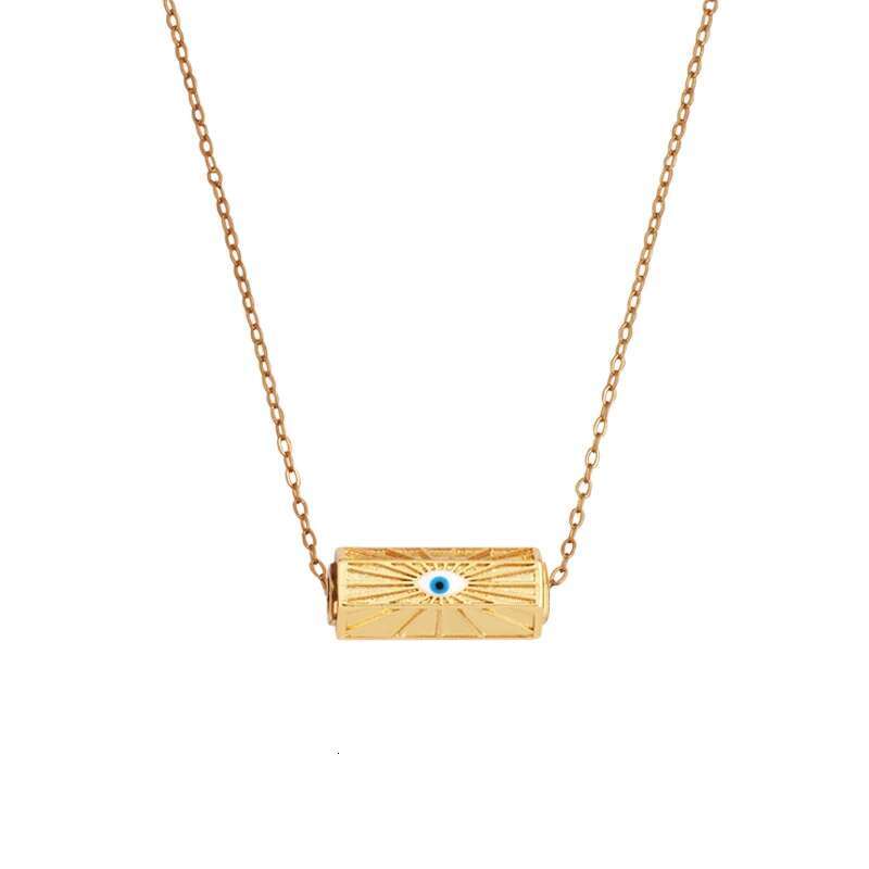 Beadsfeeder Eye Protection Enamel Necklace