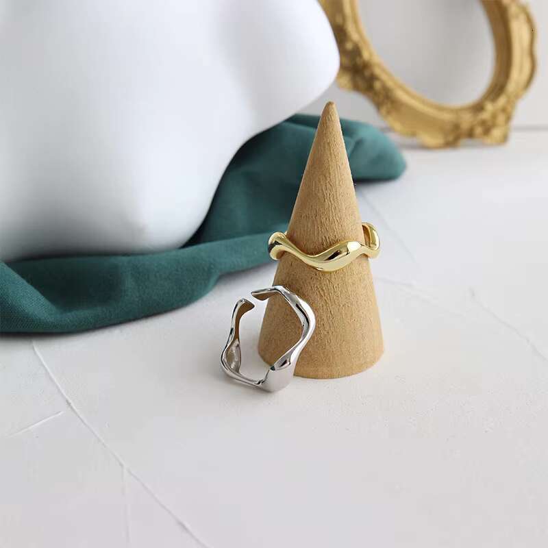 Wholesale High Quality Korean Version Silver Rings Women 925 Sterling Simple Fashion Rings Women