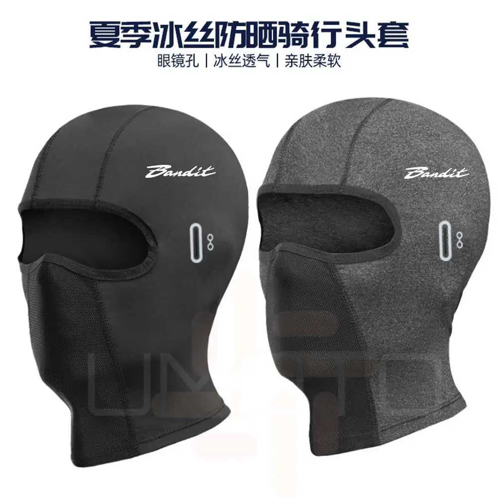 Cycling Cap Summer Cooling Motorcycle Balaclava Hats Sun UV Protection Bike Running For Suzuki BANDITW250512