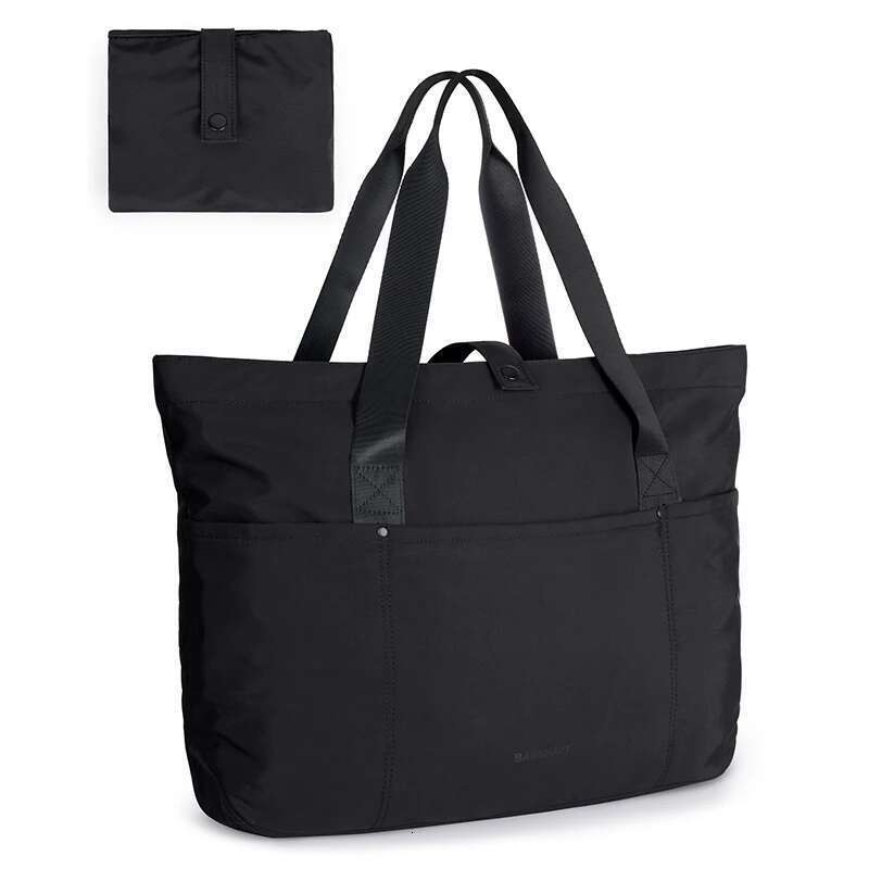 BAGSMART Eco-Friendly Large Tote Women Foldable Waterproof Reusable Shoulder Bag For Work Travel Shopping Gym Commuter