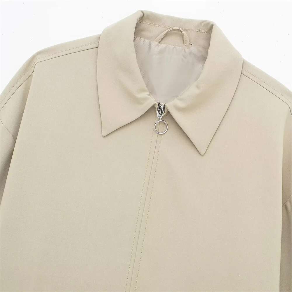 ZAR * Spring/Summer New Women's Fashion, Fashionable, Casual, Classic, Versatile Contrast Edge Jacket