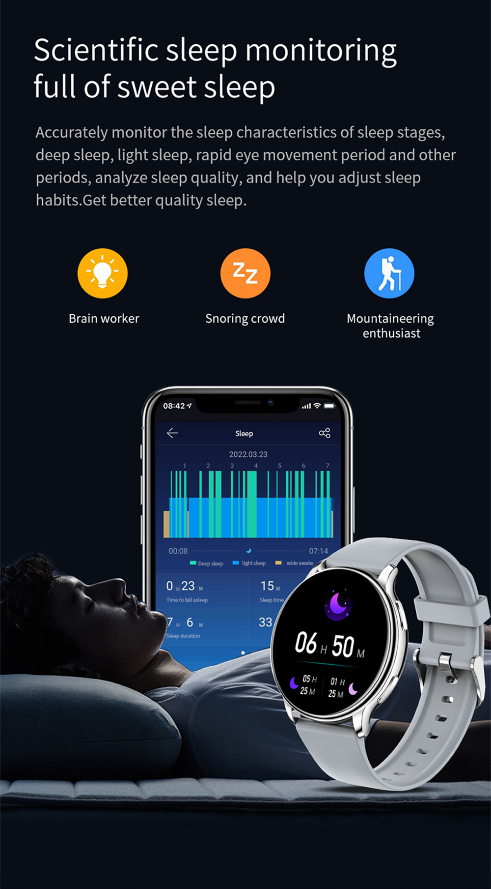 LIGE New Smart Watch Wireless Charging Smartwatch Bluetooth Calls Watches Men Women Fitness Bracelet Custom Watch Face +Box 2024