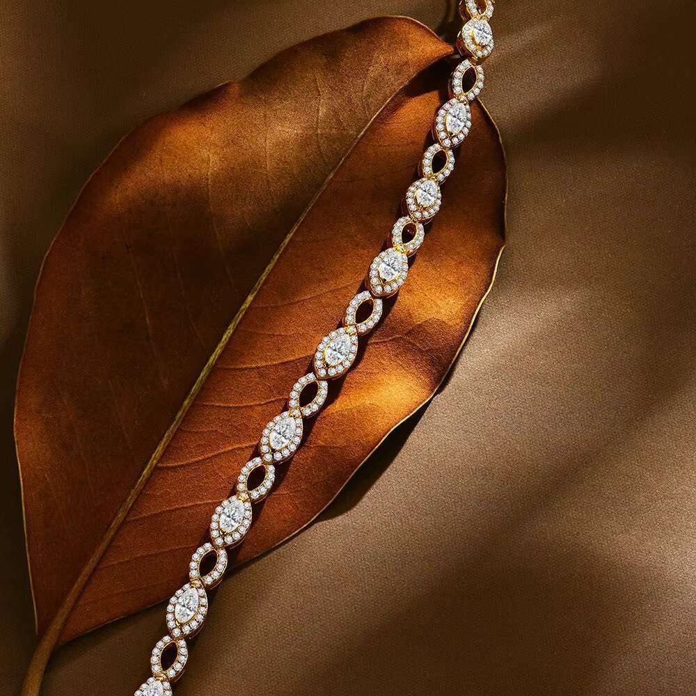 Fine Moissanite Tennis Bracelet Elegant Moissanite Jewelry