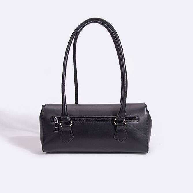 Popular Texture Boston Women's 2025 New Trendy Lock Bar Pillow Shoulder Bag Underarm