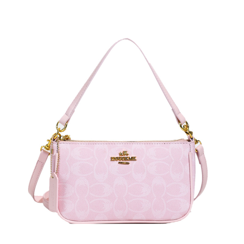 Senior sense small bag female new printed mahjong bag temperament armpit bag with one-shoulder crossbody bag 2025