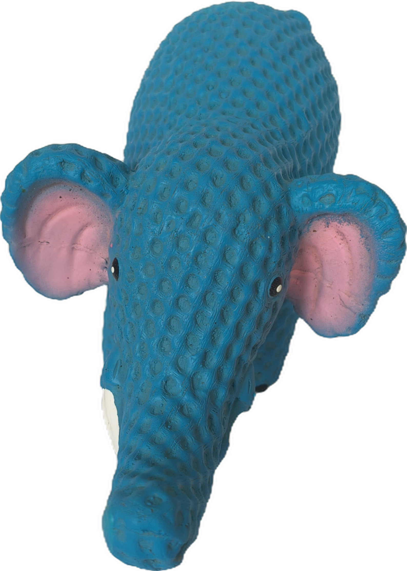 Latex Interactive Squeaky Dog Toy Natural Elephant & Rihnoceros Shaped Soft Rubber Chewy Sound Puppy Pet Toy 1pc/Pack