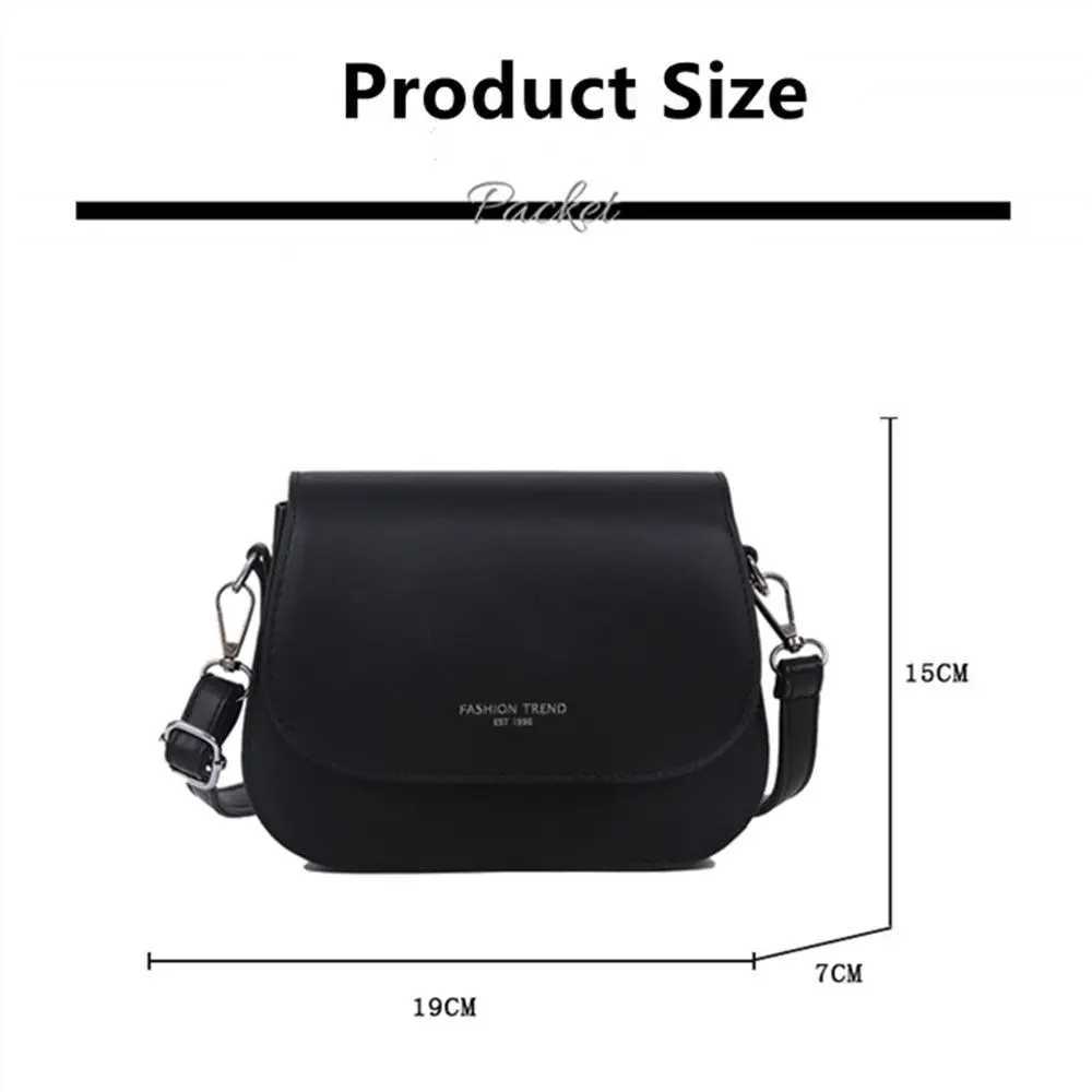 Simple Trend Crossbody Bags for Women Solid Wild Flap Shoulder Bag Lady Designer Small Womens Handbags and Purses New FashionXJ250512