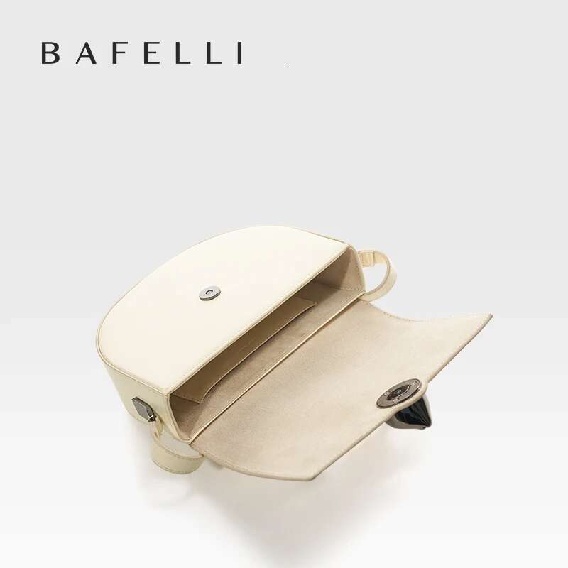 BAFELLI Women's 2025 NEW GENUINE LEATHER FASHION CROSSBODY CAT BAGS FEMALE CASUAL STYLISH SADDLE SHOULDER PURSE BRAND