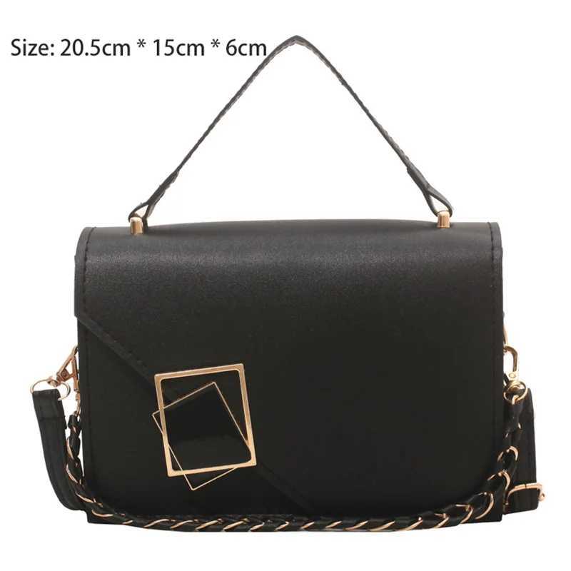 Trendy Chain Women Handbags Pu Leather Designer Shoulder Crossbody Bag And Purses Fashion Womens Messenger Bag Hand Bag Z250512