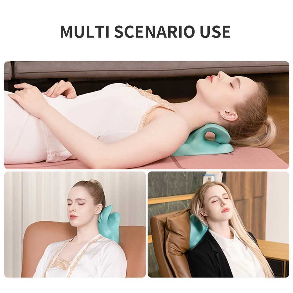C-Type Neck Stretcher Cervical Massage Pillow Neck And Shoulder Relaxer Cervical Traction Device Pillow For Muscle Relax And TmjW250512