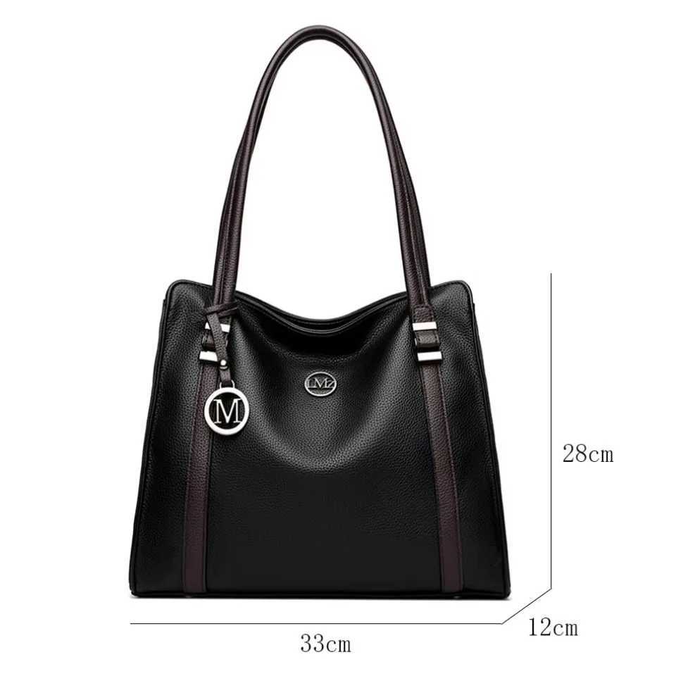 Soft Leather Luxury Handbags Women Bags Designer Shoulder Sac Ladies Large Capacity Top-Handle Bags Shopping Casual Tote BagW250512