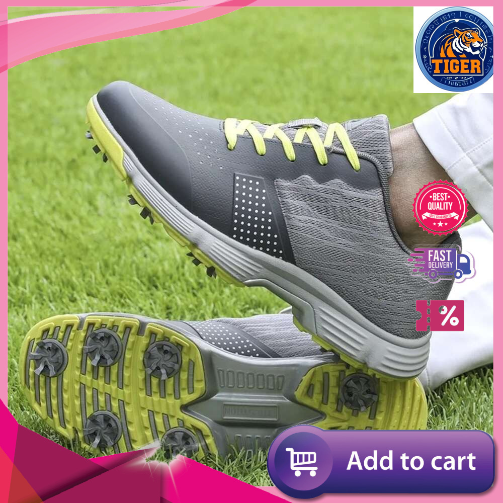 Ddmytiger For Waterproof Shoes Men Spikeless Outdoor Sport Training Sneakers Classic Mens Golf Trainers Big Size Outdoor Shoes