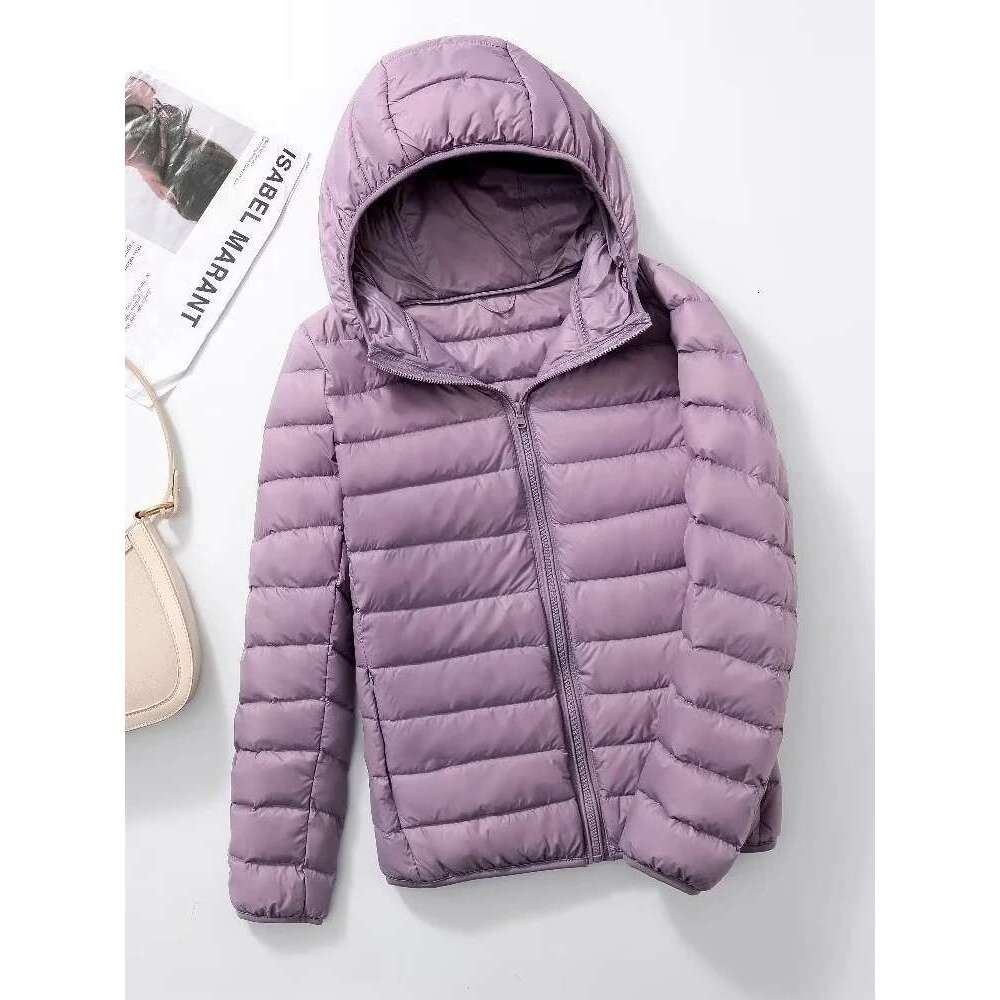 Newbang 7Xl Hooded Ultra Light Down Jacket Women Plus Feather Winter Thin Warm Windbreaker Coats Designer