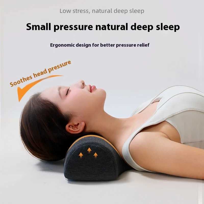 Cervical Contour Support Memory Foam Pillow Traction Cervical Relaxing Neck Shoulder Pillow Ergonomic Sleeping Massage PillowW250512
