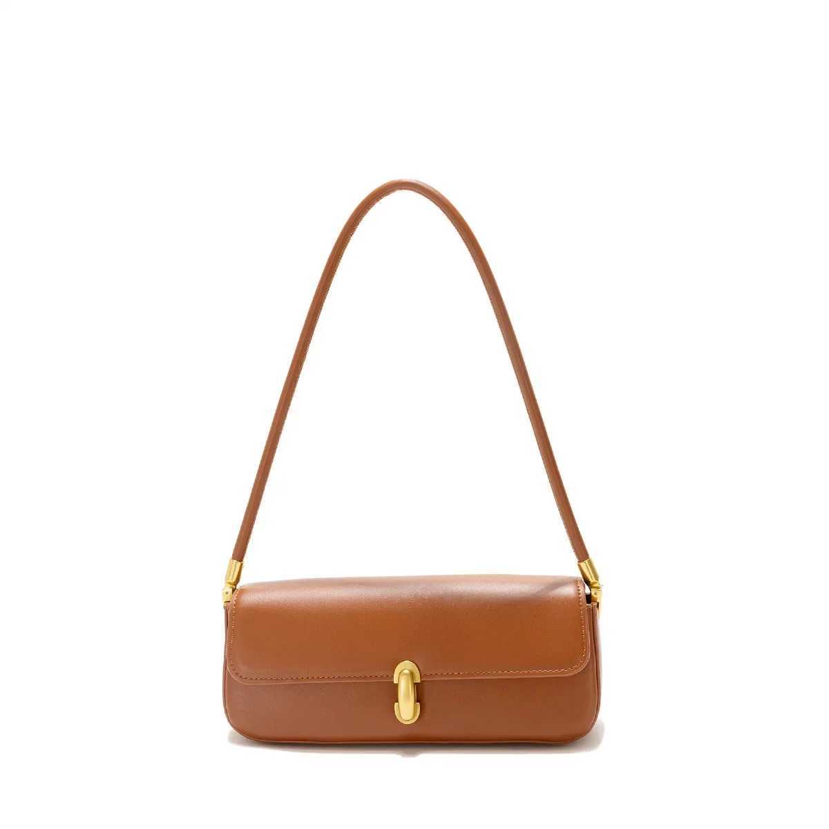 Niche High-end Baguette Bags 2024 Spring and Summer New Foreign Style Versatile Armpit Bag Simple Shoulder Womens BagW250512