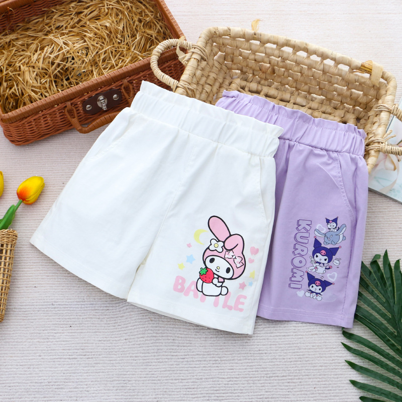 DISNEY Frozen Princess Elsa kids designer clothes Girls' shorts summer children's clothes shorts cartoon printed cute.