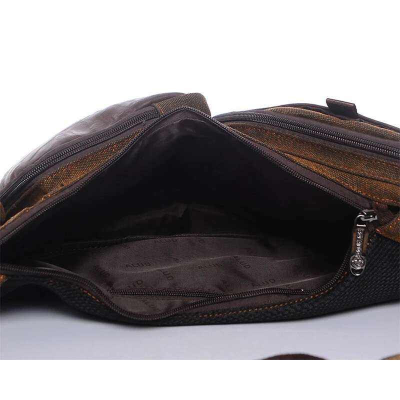 Men Cross Body Backpack Sling Chest Sport Military Tactical Half Moon Rider Travel Climb Canvas Male Messenger Shoulder Bag
