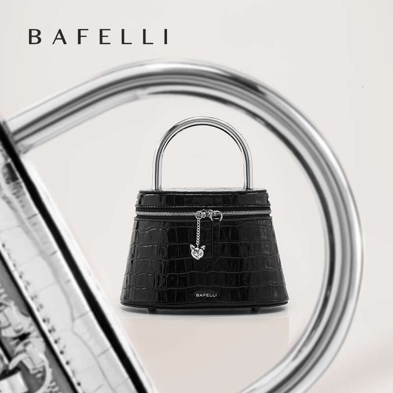 BAFELLI 2025 Women's NEW EVENING PARTY HANDBAG ORIGINAL DESIGNER FASHION BRAND GENUINE LEATHER BAGS CROSSBODY PURSE