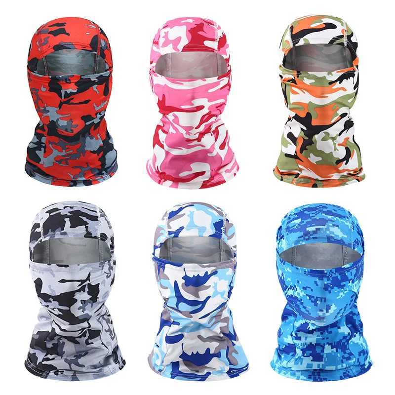 Camouflage Balaclava Full Face Mask Ski Bike Cycling Hunting Head Cover Scarf Blaclava Cap Bandanas Men M250512