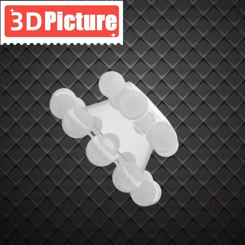 Newest 18 Bead Cock Ring Penis Ring Male Delay Ejaculation G-point Clitoral Stimulate Sex Toys for Men Soft Stretchy Penis Toy W250512
