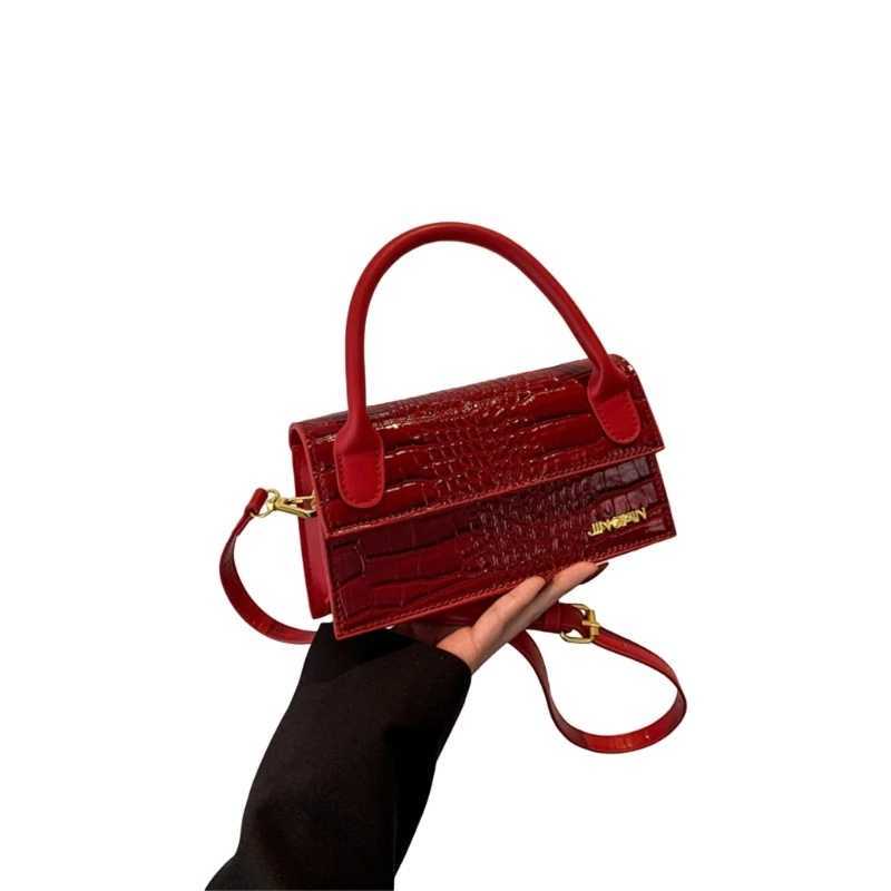 2023 NEW Crossbody Bag Fashion Stone Texture Handbag for Girl Women Leather Shoulder Bag Vintage Bag Versatile Tote BagW250512