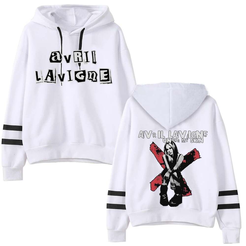 Avril Lavigne Greatest Hits Tour 2024 Hoodie Sport Sweatshirt Haruku Hip Hop Pullover Tops Fans Gift Designer