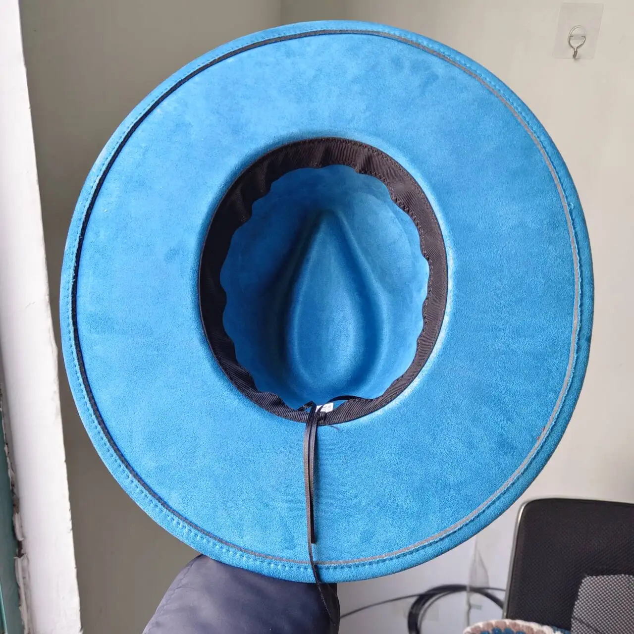 Womens suede 10cm wide Brim Fedora hat Mens autumn and winter felt jazz Classic Sombrero 250512