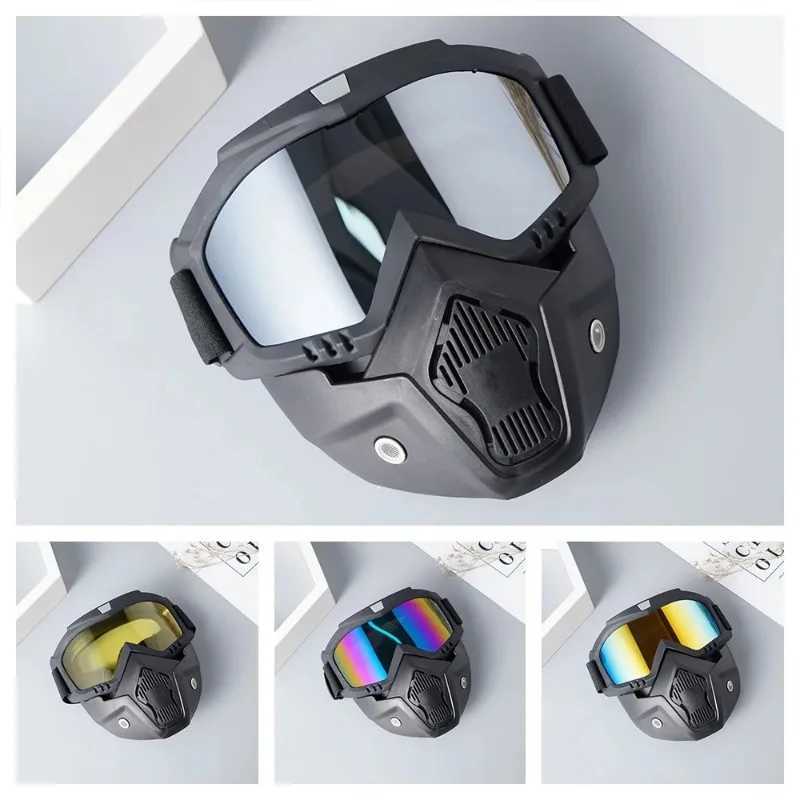 Multi-Sport UV Protection Mask - Cycling Goggles Integrated Design for Road/Mountain Biking Snow SportsW250512