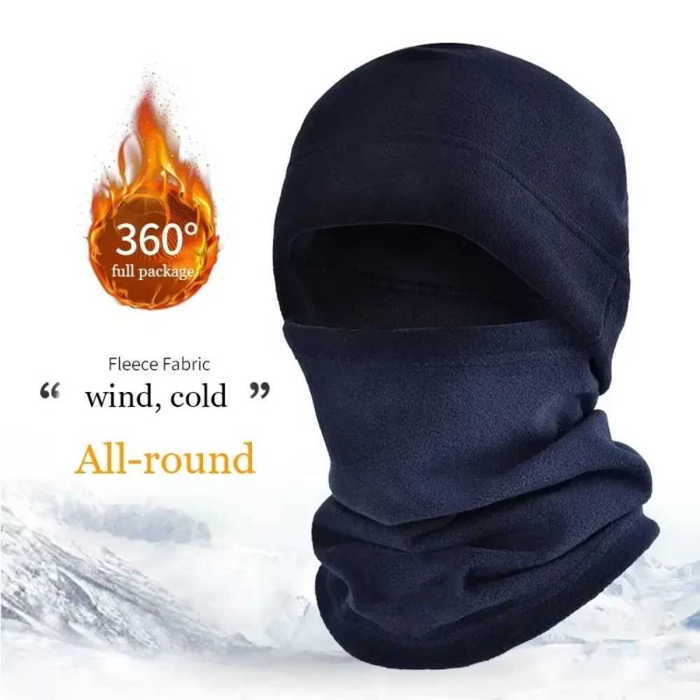Face Mask Winter Polar Coral Fleece Balaclava Men Neck Warmer Beanies Thermal Head Cover Tactical Cycling Sports Scarf Ski CapsW250512