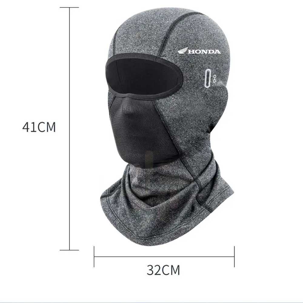 Heated Cycling Cap Winter Balaclava Hat Warm Face Cover Bike Heating Headgear for Ski Bicycle Motorcycle For HONDAW250512
