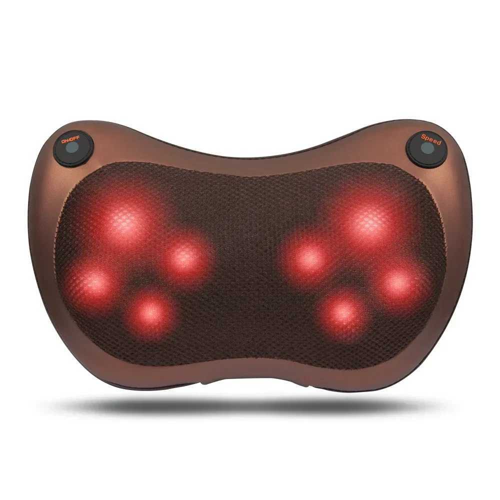 Okayso Intelligent Cervical Spine Massager Neck Multifunctional Household Electric Pillow Single Turn Kneading Massage PillowW250512