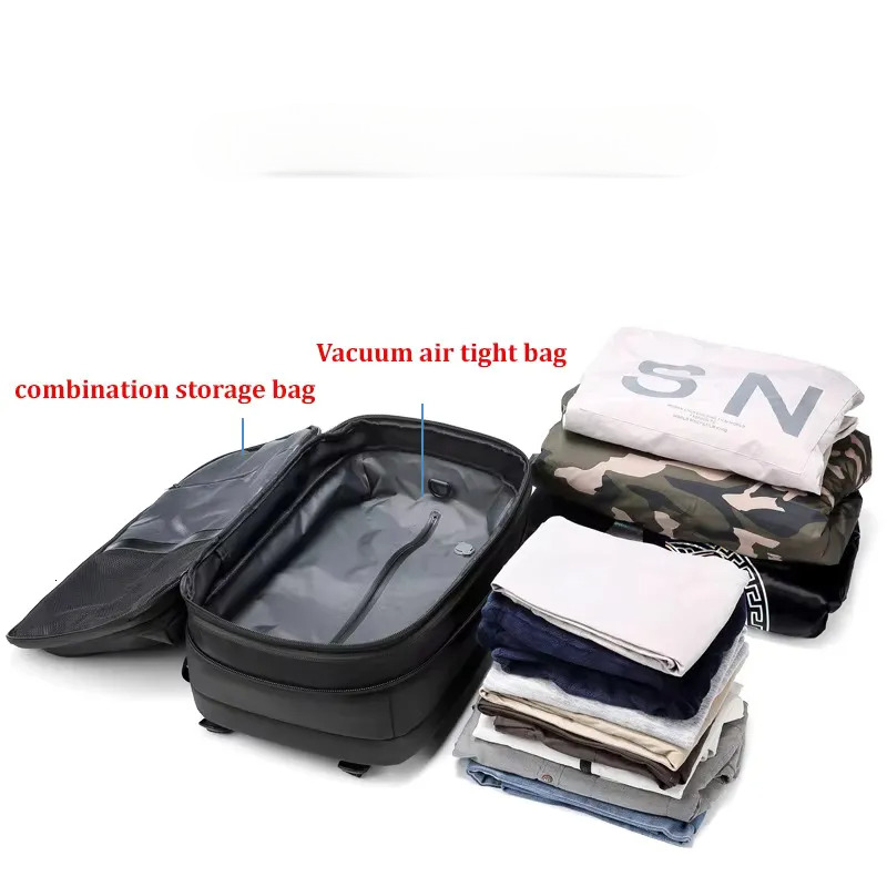 New Free Delivery Men Travel Vacuum Compression 17 Inch Laptop Business Large Capacity School Expanded Hiking Backpack Designer Bag Luxury Bag Tote Ba