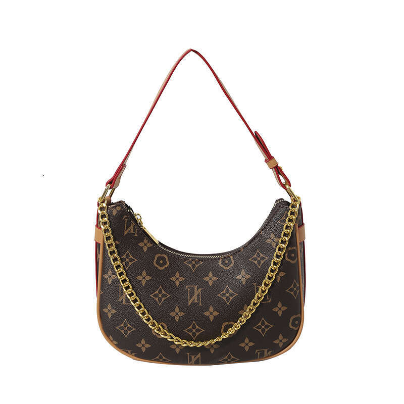 single highend feeling light luxury womens 2025 autumn and winter fashionable armpit bag printed versatile single shoulder bag