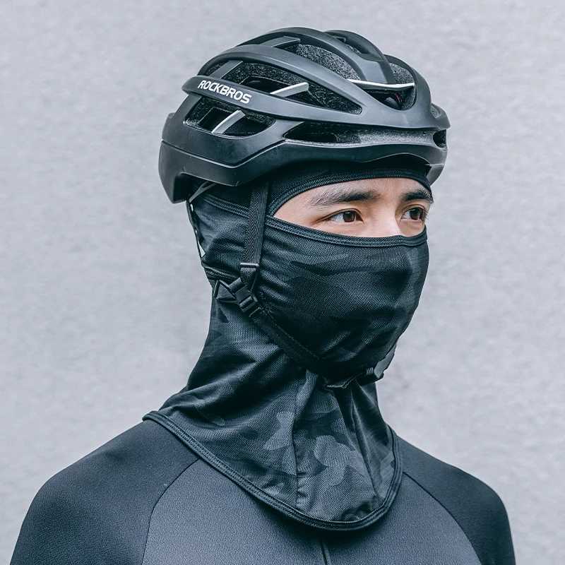 ROCKBROS Cycling Mask Full Face UV Protection Bicycle Mask Summer Balaclava Hat Road Bike Scarf Breathable Outdoor EquipmentW250512